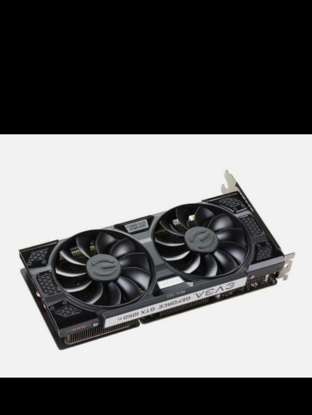 EVGA Black Dual-Fan Graphics Card GTX 1050 Ti